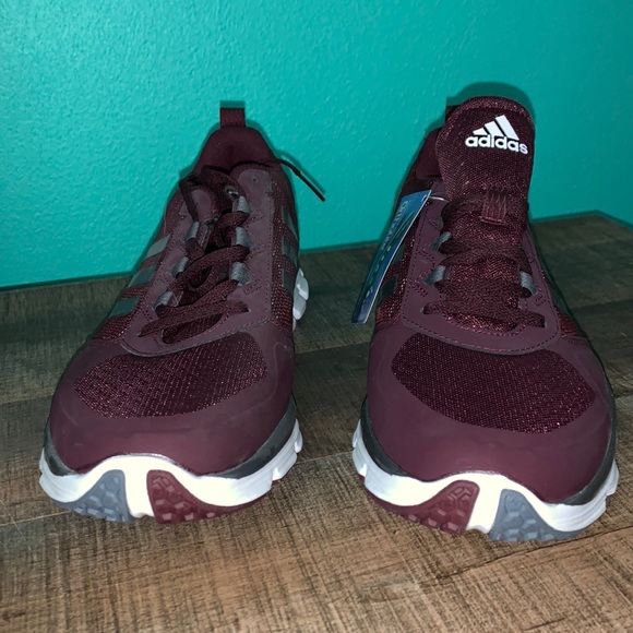 plum adidas trainers
